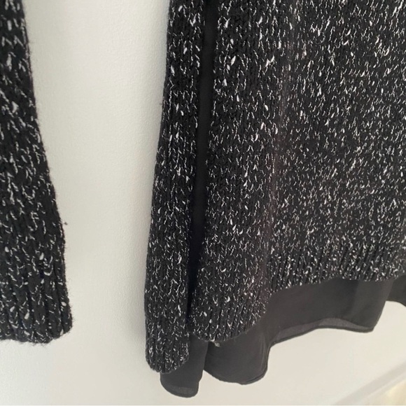 Club Monaco Kaelane Mixed Media Sweater Black Size Medium - Picture 9 of 16